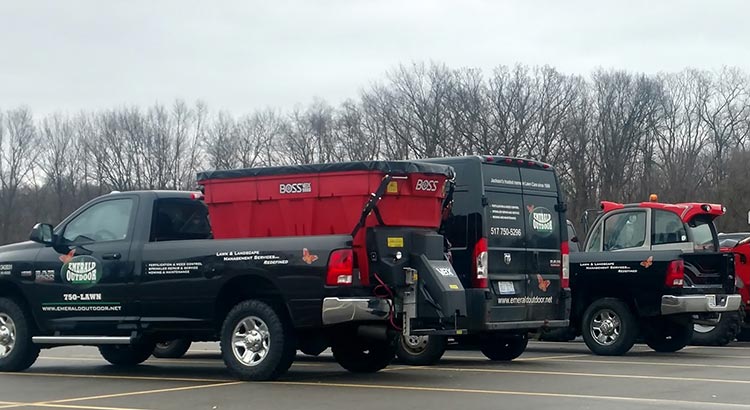 Emerald Outdoor, LLC Lawn Care Trucks & Fleet