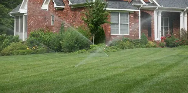 Sprinkler system testing at a property in Clarklake, MI.